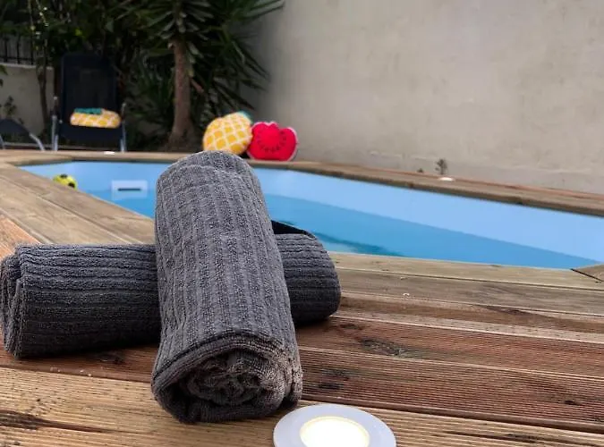 Charmante Maison Climatisée Avec Piscine Au Calme à Carcassonne